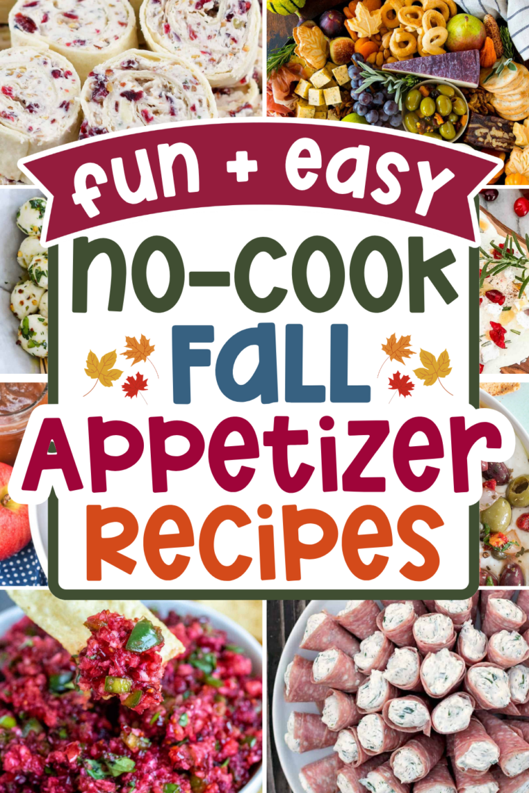 45 Quick No Cook Fall Appetizers for Easy Autumn Entertaining
