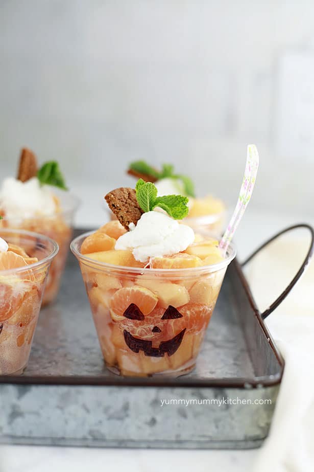 Image for Halloween Jack-O-Lantern Fruit Cups