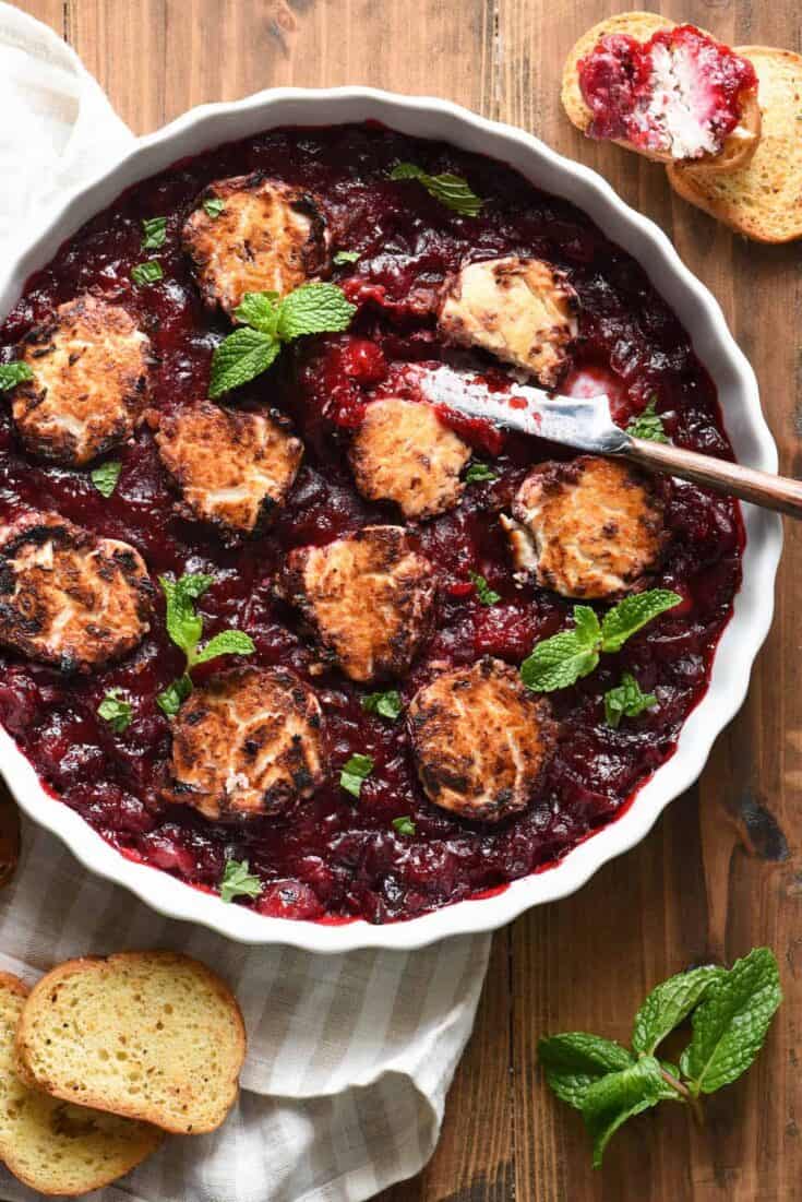 Image for Baked Goat Cheese With Cranberries