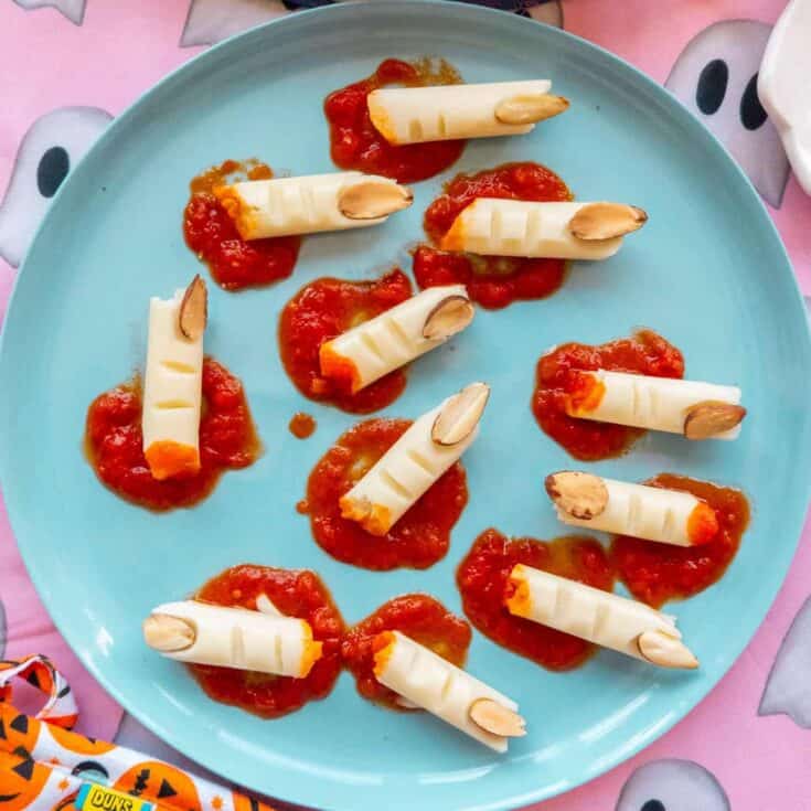 Image for Bloody Finger Cheese Sticks