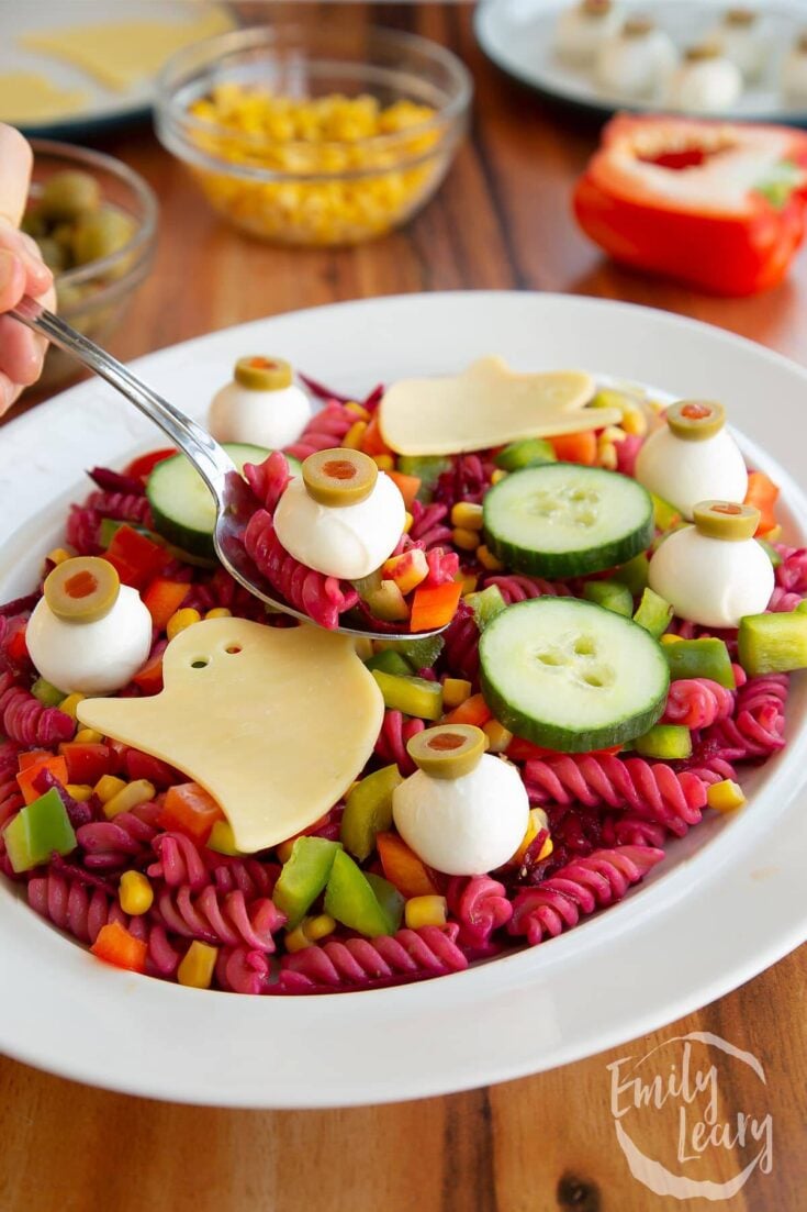 Image for Spooky Pasta Salad