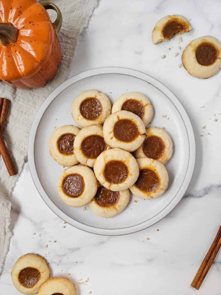 Image for Pumpkin Pie Thumbprint Cookies
