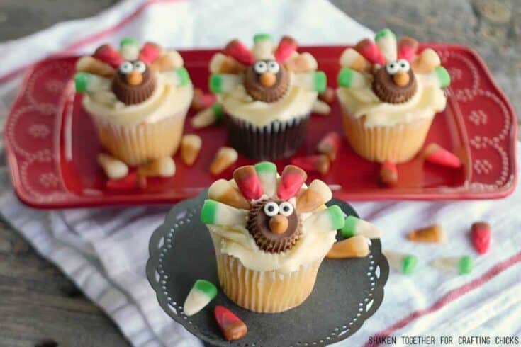 Image for Turkey Thanksgiving Cupcakes