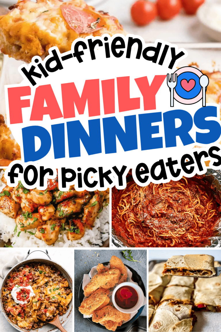 50+ Simple Kid Friendly Dinner Ideas for Picky Eaters