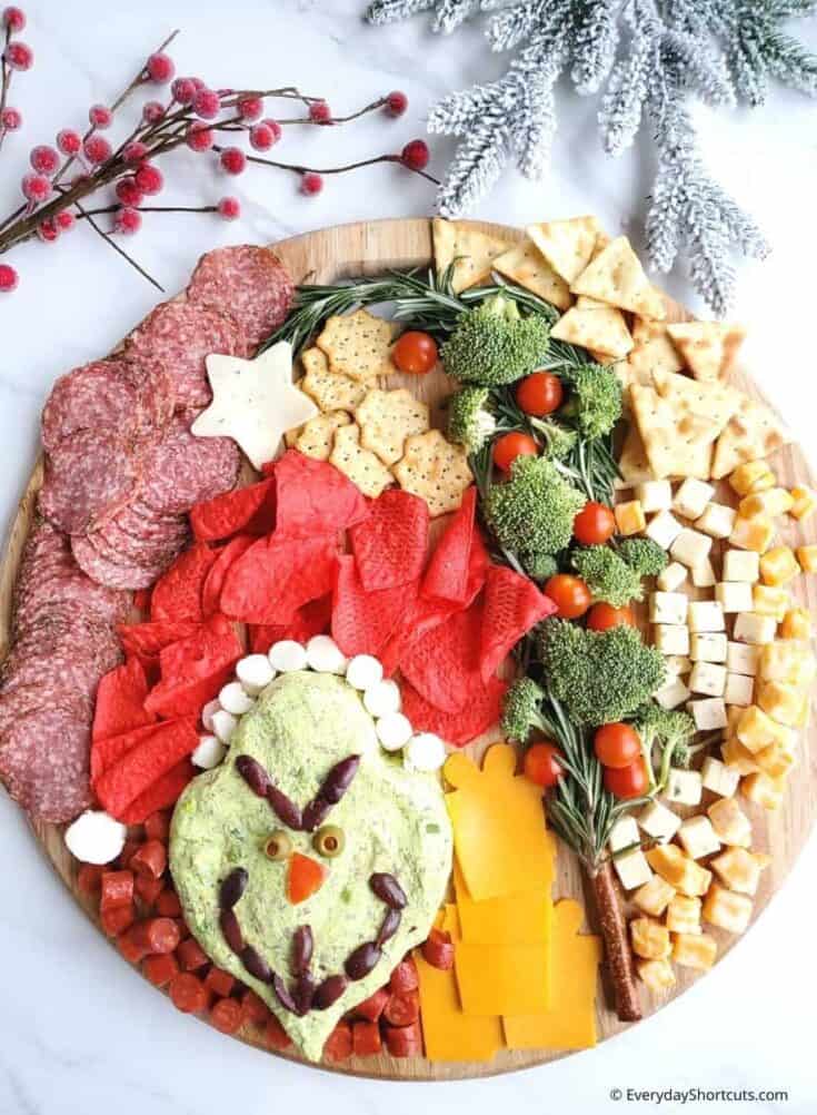 Image for Grinch Christmas Charcuterie Board
