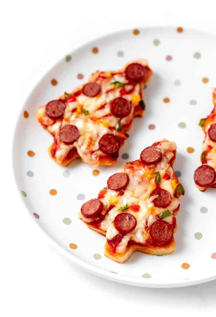 Image for Mini Christmas Tree Pizzas