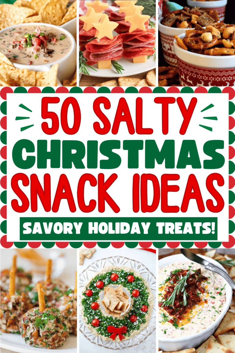 50 Salty Christmas Snacks & Savory Holiday Bites (when you’re tired of sweets!)